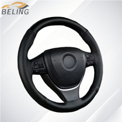 splicing leather hand sewing steering wheel cover